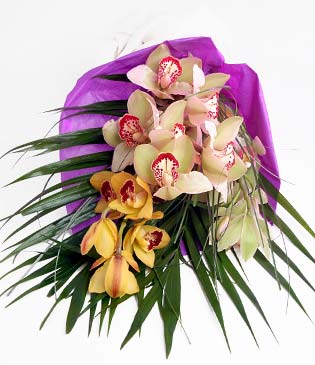  Bursa iek gnderimi nilfer cicekciler , cicek siparisi  1 adet dal orkide buket halinde sunulmakta