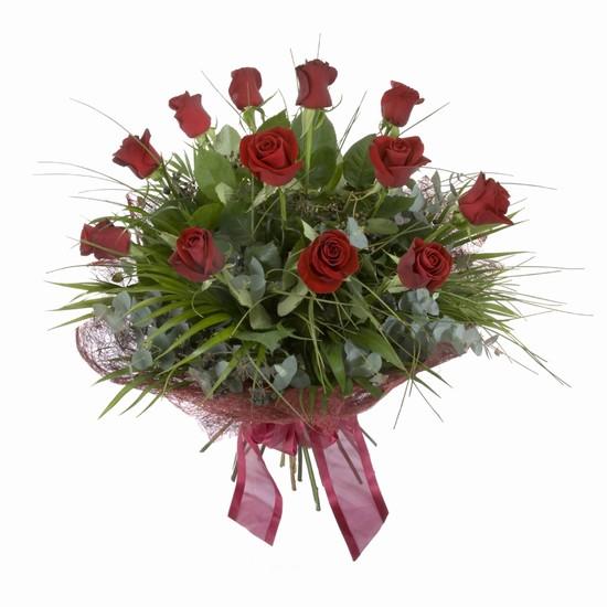 Etkileyici buket 11 adet kirmizi gül buketi  Bursa osmangazi internetten çiçek satışı 