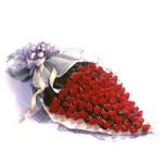  Bursa çiçek siparişi karacabey 14 şubat sevgililer günü çiçek  101 adet kirmizi gül buketi - daima sevenler 