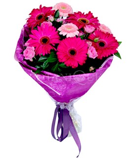 Bursa çiçek gönder nilüfer çiçek siparişi vermek  karışık gerbera çiçeği buketi
