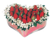  Bursa çiçekçi osman gazi çiçek gönderme sitemiz güvenlidir  mika kalpte kirmizi güller 9 