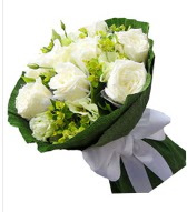 9 adet beyaz gül buketi  Bursa çiçek gönder nilüfer çiçek siparişi vermek 