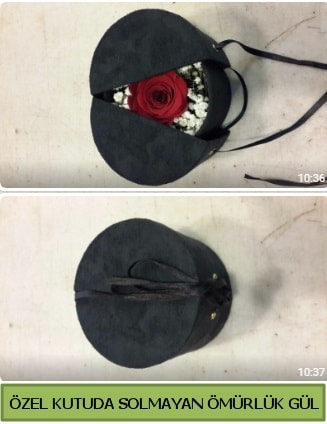Solmayan ömürlük gül şoklanmış gül  Bursa çiçek nilüfer İnternetten çiçek siparişi 